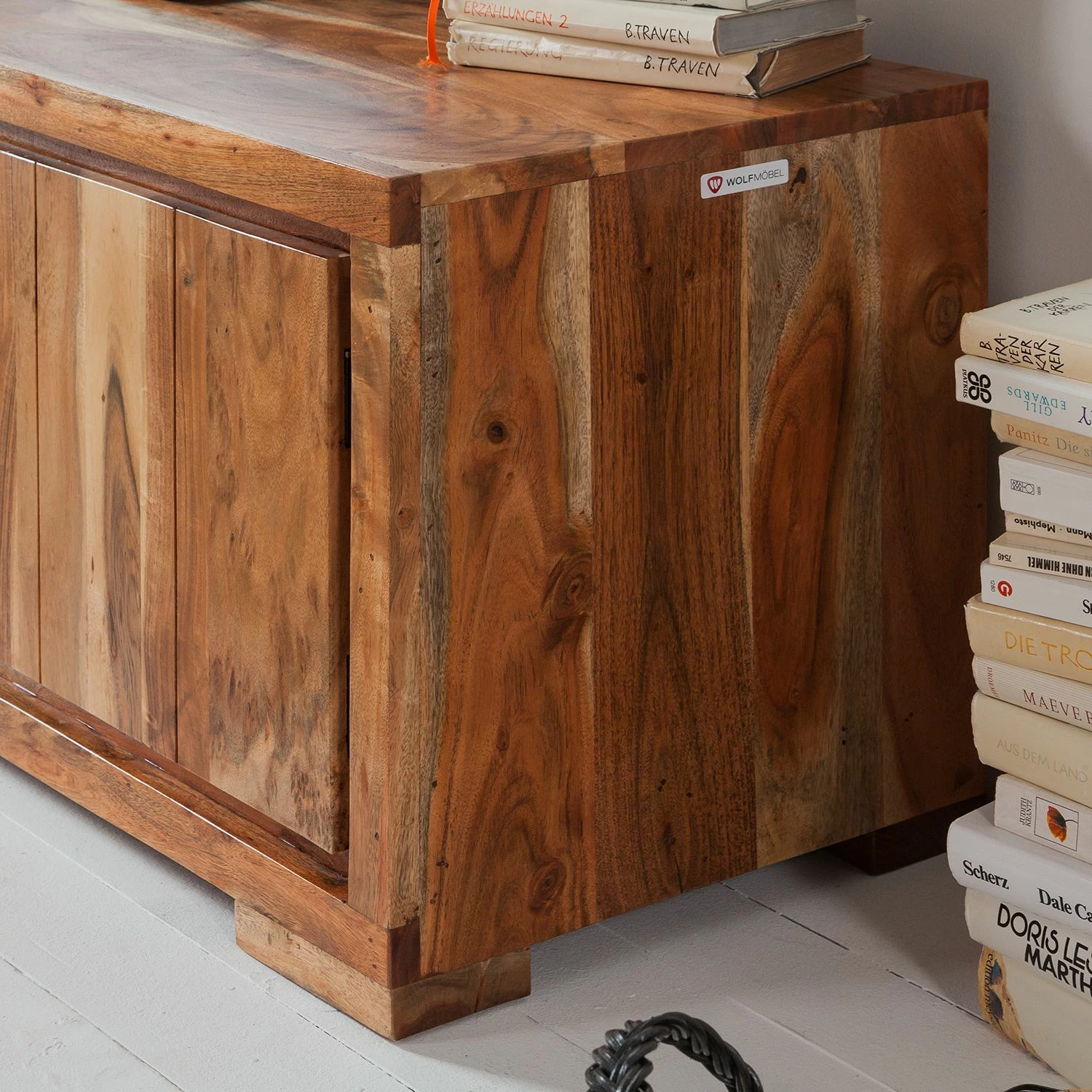 Wolf-Möbel Meuble TV Vision I - Acacia massif 10 Wolf-Möbel Meuble TV Vision I - Acacia massif – Image 8
