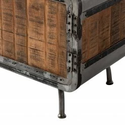 Ars manufacti Meuble TV Wharton I - Partiellement en acacia massif / Acier 23 Ars manufacti Meuble TV Wharton I - Partiellement en acacia massif / Acier -loftscape Boutique tv lowboard wharton i mango teilmassiv stahl 5212420