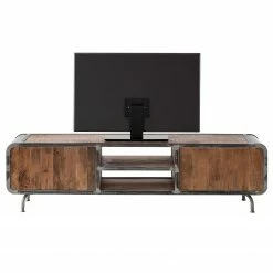 Ars manufacti Meuble TV Wharton II - Partiellement en acacia massif / Acier 16 Ars manufacti Meuble TV Wharton II - Partiellement en acacia massif / Acier -loftscape Boutique tv lowboard wharton ii mango teilmassiv stahl 5212500