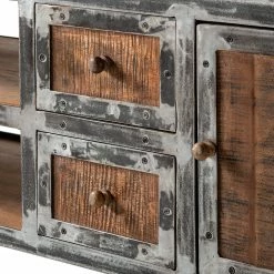 Ars manufacti Meuble TV Wharton II - Partiellement en acacia massif / Acier 17 Ars manufacti Meuble TV Wharton II - Partiellement en acacia massif / Acier -loftscape Boutique tv lowboard wharton ii mango teilmassiv stahl 5212504