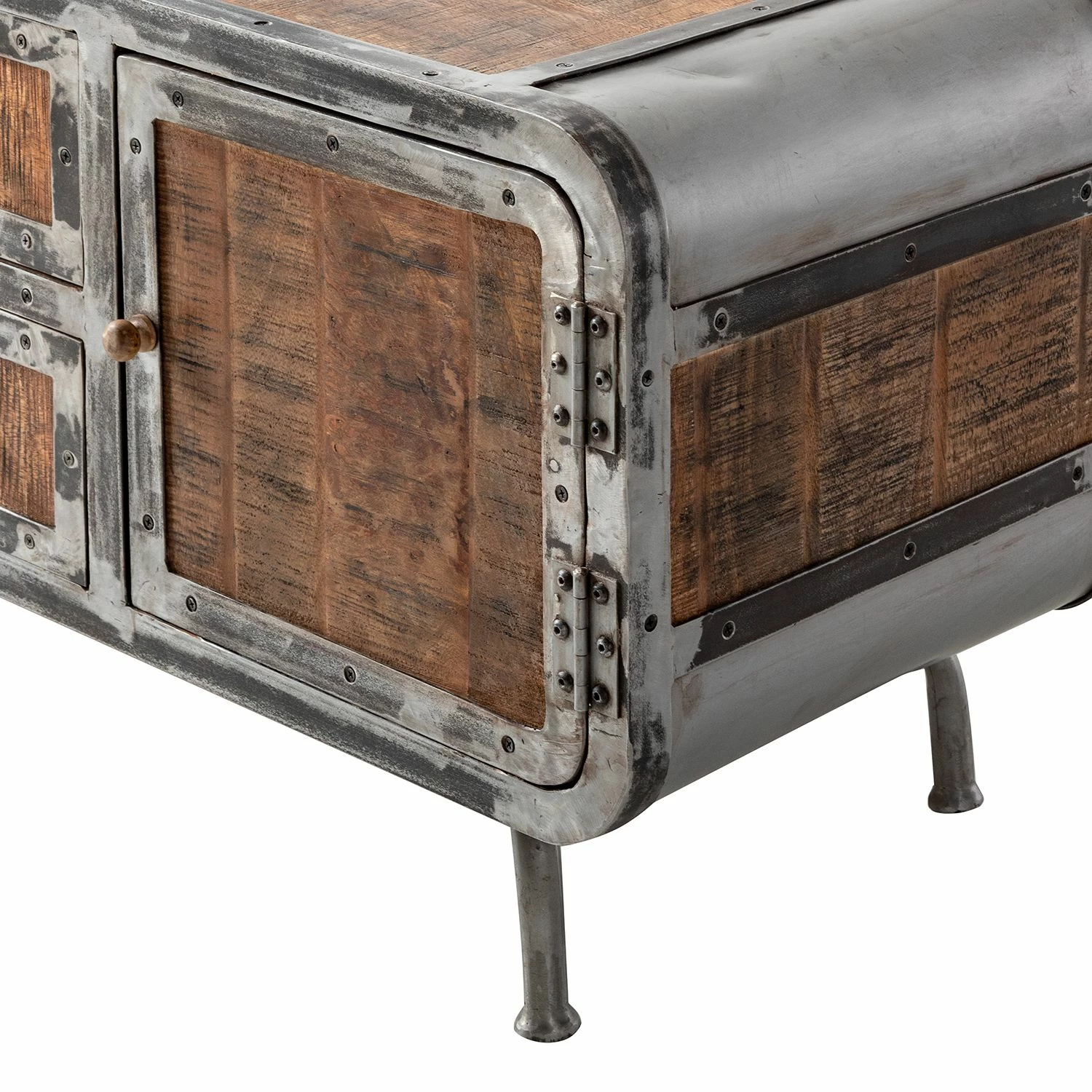 Ars manufacti Meuble TV Wharton II - Partiellement en acacia massif / Acier 9 Ars manufacti Meuble TV Wharton II - Partiellement en acacia massif / Acier – Image 7