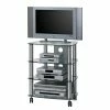 Maja Möbel Support TV Glenview II - Aluminium / Verre transparent -loftscape Boutique tv rack glenview ii aluminium klarglas 337818