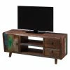 Ars manufacti Meuble TV Yazoo - Bois recyclé massif - Multicolore -loftscape Boutique tv schrank yazoo altholz massiv mehrfarbig 4826136