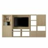 Loftscape Ensemble mural TV Emporior I - Imitation chêne -loftscape Boutique tv wand emporior i inkl beleuchtung eiche dekor 1555226