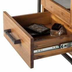 Ars manufacti Vitrine Atelier - Partiellement en acacia massif -loftscape Boutique vitrine atelier akazie teilmassiv 1833222