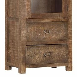 Ars manufacti Vitrine Pintage I - Manguier massif - Teinté et verni -loftscape Boutique vitrine pintage i mango massiv gebeizt lackiert 259750