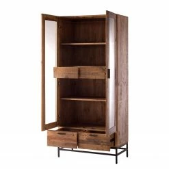 Ars manufacti Armoire vitrine Grasby - Pin recyclé / Métal - Pin foncé / Noir 10 Ars manufacti Armoire vitrine Grasby - Pin recyclé / Métal - Pin foncé / Noir -loftscape Boutique vitrinenschrank grasby altholz pinie metall pinie dunkel schwarz 4884832