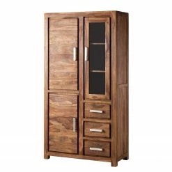 Ars Natura Armoire vitrine Ohio - Sheesham massif