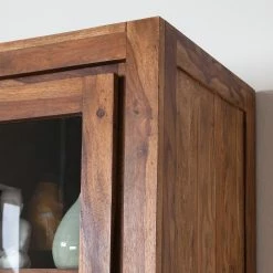 Ars Natura Armoire vitrine Ohio - Sheesham massif -loftscape Boutique vitrinenschrank ohio sheesham massiv 4257536