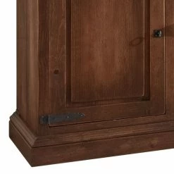 Ridgevalley Armoire vitrine Vicuna II - Pin massif - Marron - Sans éclairage -loftscape Boutique vitrinenschrank vicuna ii pinie massiv braun 453974