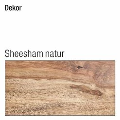 Wolf-Möbel Étagère murale Yoga - Sheesham massif -loftscape Boutique wandboard kerala 120 cm sheesham holz natur 1356674