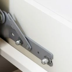 Loftscape Ensemble lit mural Godia I - Blanc - Matelas de mousse froide -loftscape Boutique wandklappbett kombination godia i 90 x 200 cm kaltschaummatratze weiss 1681994