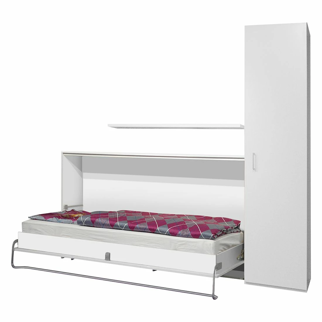 Loftscape Ensemble lit mural Godia II - Blanc - Sans matelas 3 Loftscape Ensemble lit mural Godia II - Blanc - Sans matelas