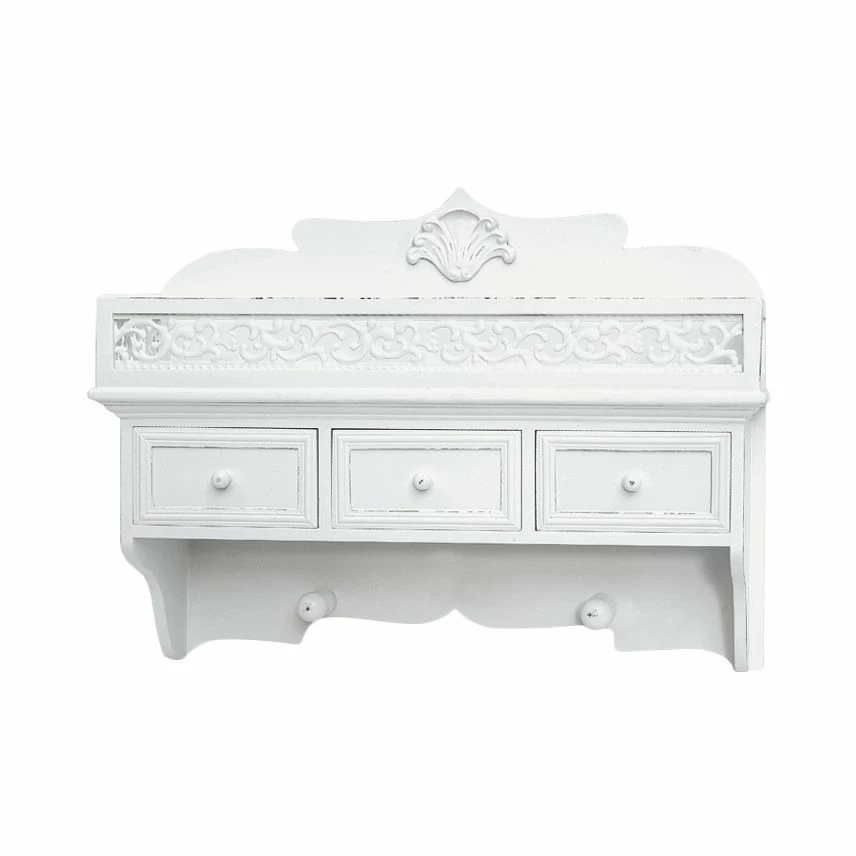 Maison Belfort Etagère murale Vermont I - Paulownia partiellement massif 3 Maison Belfort Etagère murale Vermont I - Paulownia partiellement massif