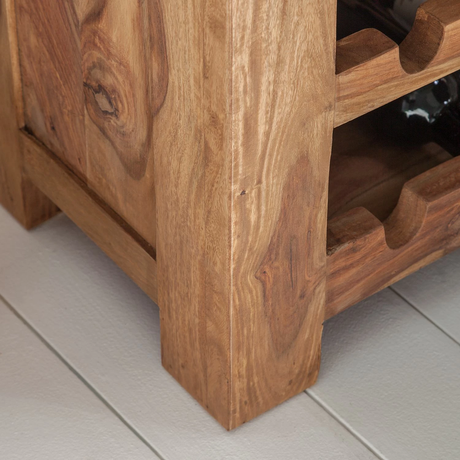 Wolf-Möbel Étagère à vin Yoga I - Sheesham massif 14 Wolf-Möbel Étagère à vin Yoga I - Sheesham massif – Image 12