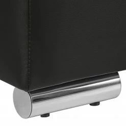 Roomscape Canapé panoramique Berrings - Convertible - Imitation cuir / Tissu structuré - Noir / Gris - Méridienne courte à gauche (vue de face) 54 Roomscape Canapé panoramique Berrings - Convertible - Imitation cuir / Tissu structuré - Noir / Gris - Méridienne courte à gauche (vue de face) -loftscape Boutique wohnlandschaft berrings mit schlaffunktion kunstleder strukturstoff schwarz grau longchair davorstehend links 3633477