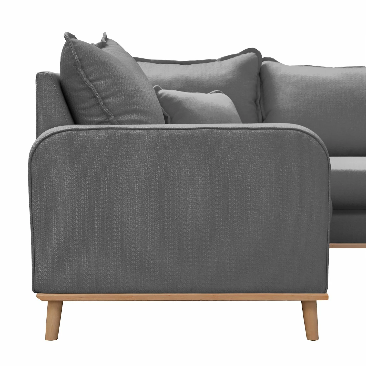 Mørteens Canapé panoramique Greeneville - Gris - Méridienne courte à droite (vue de face) 8 Mørteens Canapé panoramique Greeneville - Gris - Méridienne courte à droite (vue de face) – Image 6