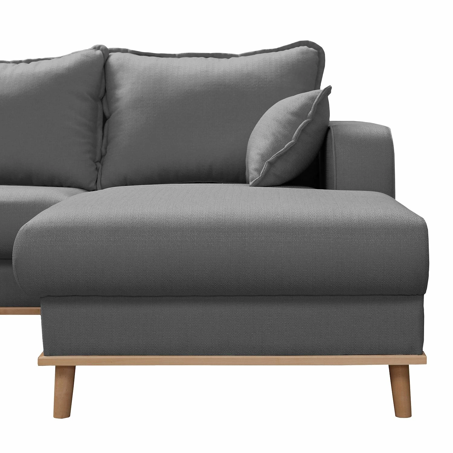 Mørteens Canapé panoramique Greeneville - Gris - Méridienne courte à droite (vue de face) 9 Mørteens Canapé panoramique Greeneville - Gris - Méridienne courte à droite (vue de face) – Image 7