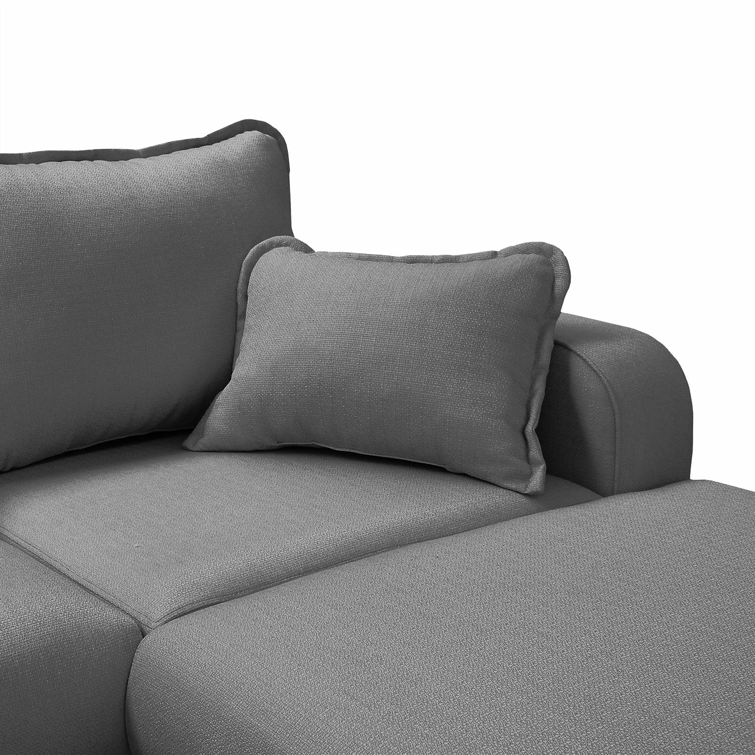Mørteens Canapé panoramique Greeneville - Gris - Méridienne courte à droite (vue de face) 11 Mørteens Canapé panoramique Greeneville - Gris - Méridienne courte à droite (vue de face) – Image 9