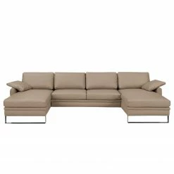 Fredriks Canapé panoramique Laureto II - Cappuccino -loftscape Boutique wohnlandschaft laureto ii echtleder cappuccino 4187088