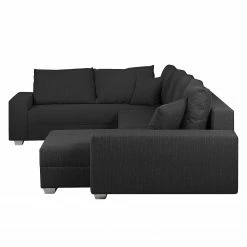 Roomscape Canapé panoramique Loorana (convertible) - Tissu structuré - Méridienne (longue/courte) à monter à gauche ou à droite - Anthracite 19 Roomscape Canapé panoramique Loorana (convertible) - Tissu structuré - Méridienne (longue/courte) à monter à gauche ou à droite - Anthracite -loftscape Boutique wohnlandschaft loorana mit schlaffunktion strukturstoff ottomane longchair beidseitig montierbar anthrazit 4096732