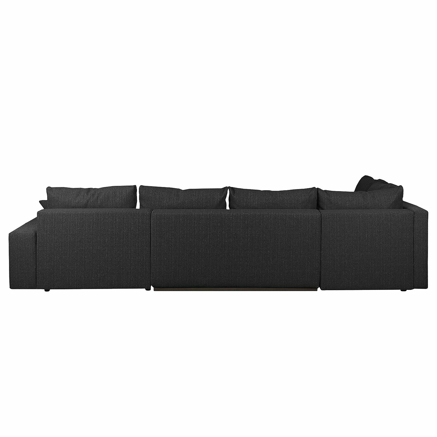 Roomscape Canapé panoramique Loorana (convertible) - Tissu structuré - Méridienne (longue/courte) à monter à gauche ou à droite - Anthracite 9 Roomscape Canapé panoramique Loorana (convertible) - Tissu structuré - Méridienne (longue/courte) à monter à gauche ou à droite - Anthracite – Image 7