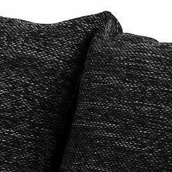 Fredriks Canapé panoramique Sibenik (convertible) - Imitation cuir / Tissu structuré - Anthracite - Méridienne courte à droite / longue à gauche (vue de face) -loftscape Boutique wohnlandschaft sibenik kunstleder strukturstoff anthrazit longchair davorstehend rechts ottomane links 4960188