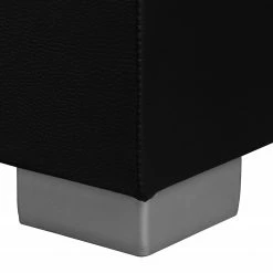 Fredriks Canapé panoramique Sibenik (convertible) - Imitation cuir / Tissu structuré - Anthracite - Méridienne courte à droite / longue à gauche (vue de face) -loftscape Boutique wohnlandschaft sibenik kunstleder strukturstoff anthrazit longchair davorstehend rechts ottomane links 4960216