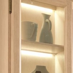 Ridgevalley Meuble TV Breddin (5 éléments) - Pin massif - Sans éclairage -loftscape Boutique wohnwand breddin 5 teilig pinie massiv 454805