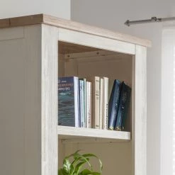 Maison Belfort Ensemble mural Doral (3 éléments) - Partiellement en acacia massif - Blanc / Acacia 17 Maison Belfort Ensemble mural Doral (3 éléments) - Partiellement en acacia massif - Blanc / Acacia -loftscape Boutique wohnwand doral 3 teilig akazie teilmassiv weiss akazie 3588905