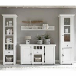 Maison Belfort Ensemble mural Geestland II - 4 éléments - Imitation pin blanc