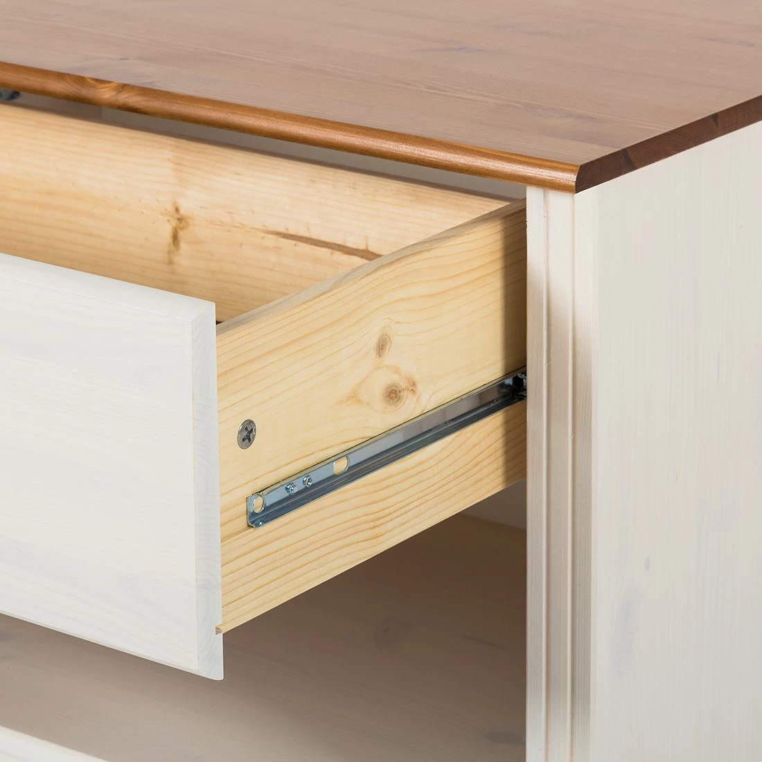 Maison Belfort Meuble TV Lillehammer I - 3 éléments - Pin massif - Pin blanc / Pin couleur miel 8 Maison Belfort Meuble TV Lillehammer I - 3 éléments - Pin massif - Pin blanc / Pin couleur miel – Image 6