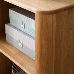 Studio Copenhagen Étagère Loca - Partiellement en chêne sauvage massif - Hauteur : 125 cm -loftscape Boutique wohnwand loca wildeiche teilmassiv 4920156