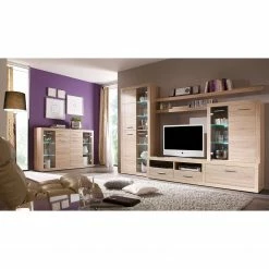 Mooved Meuble TV Rindby (5 éléments) - Avec éclairage - Imitation chêne Sonoma 13 Mooved Meuble TV Rindby (5 éléments) - Avec éclairage - Imitation chêne Sonoma -loftscape Boutique wohnwand rindby 5 teilig inkl beleuchtung eiche sonoma dekor 4436088