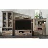 Red Living Meuble TV Tapara - 4 éléments - Avec éclairage - Marron / Gris 1 Red Living Meuble TV Tapara - 4 éléments - Avec éclairage - Marron / Gris -loftscape Boutique wohnwand tapara i braun grau 4383600