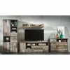 Red Living Meuble TV Tapara - 4 éléments - Marron / Gris -loftscape Boutique wohnwand tapara ii braun grau 4383684