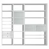 Loftscape Etagère XL Emporior l.A - Blanc brillant / Blanc - Sans éclairage -loftscape Boutique xl regalwand emporior i a ohne beleuchtung hochglanz weiss weiss 2219790
