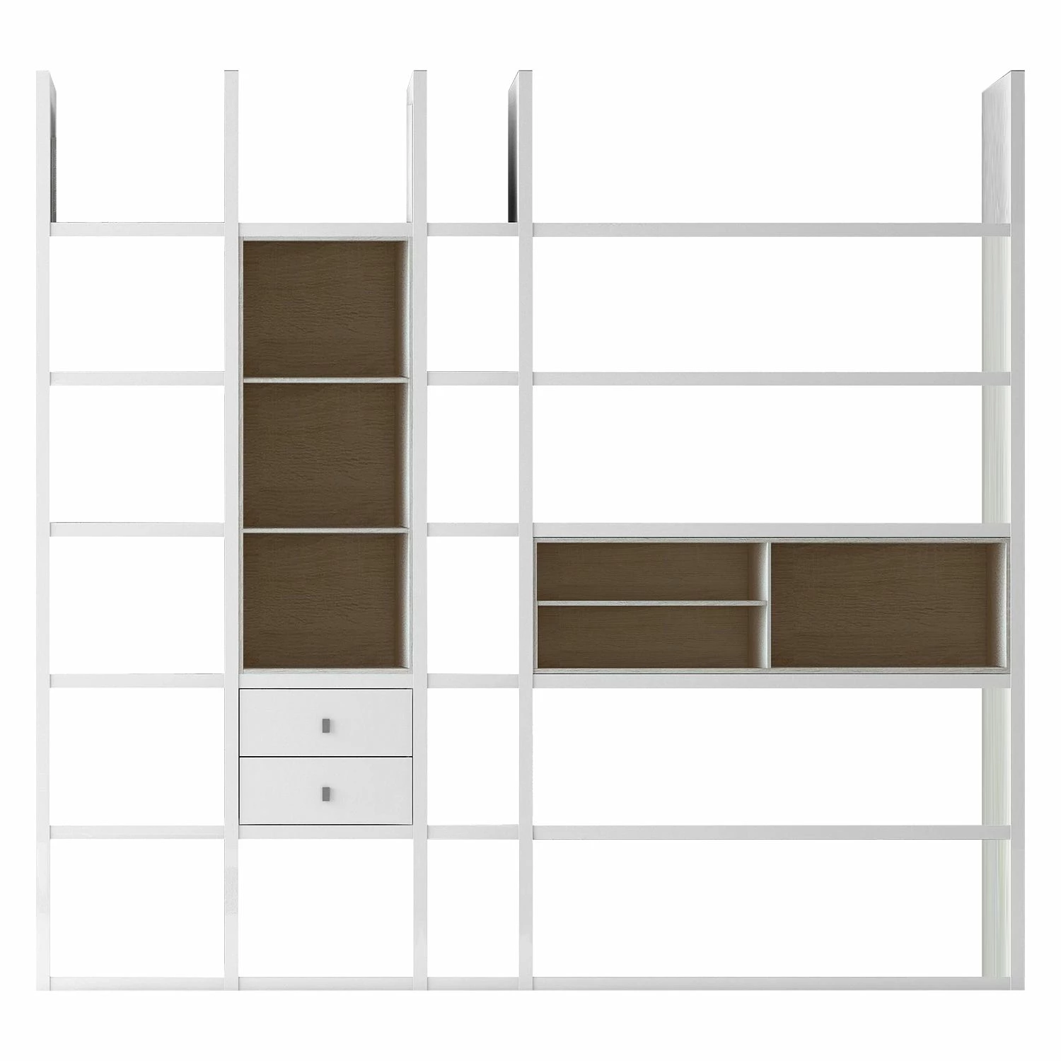 Loftscape Etagère XL Emporior IIl.B - Blanc / Imitation chêne de Sonoma - Sans éclairage 3 Loftscape Etagère XL Emporior IIl.B - Blanc / Imitation chêne de Sonoma - Sans éclairage