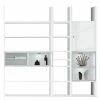 Loftscape Etagère XL Emporior IV - Blanc brillant / Blanc - Avec éclairage -loftscape Boutique xl regalwand emporior iv mit beleuchtung hochglanz weiss weiss 2201266