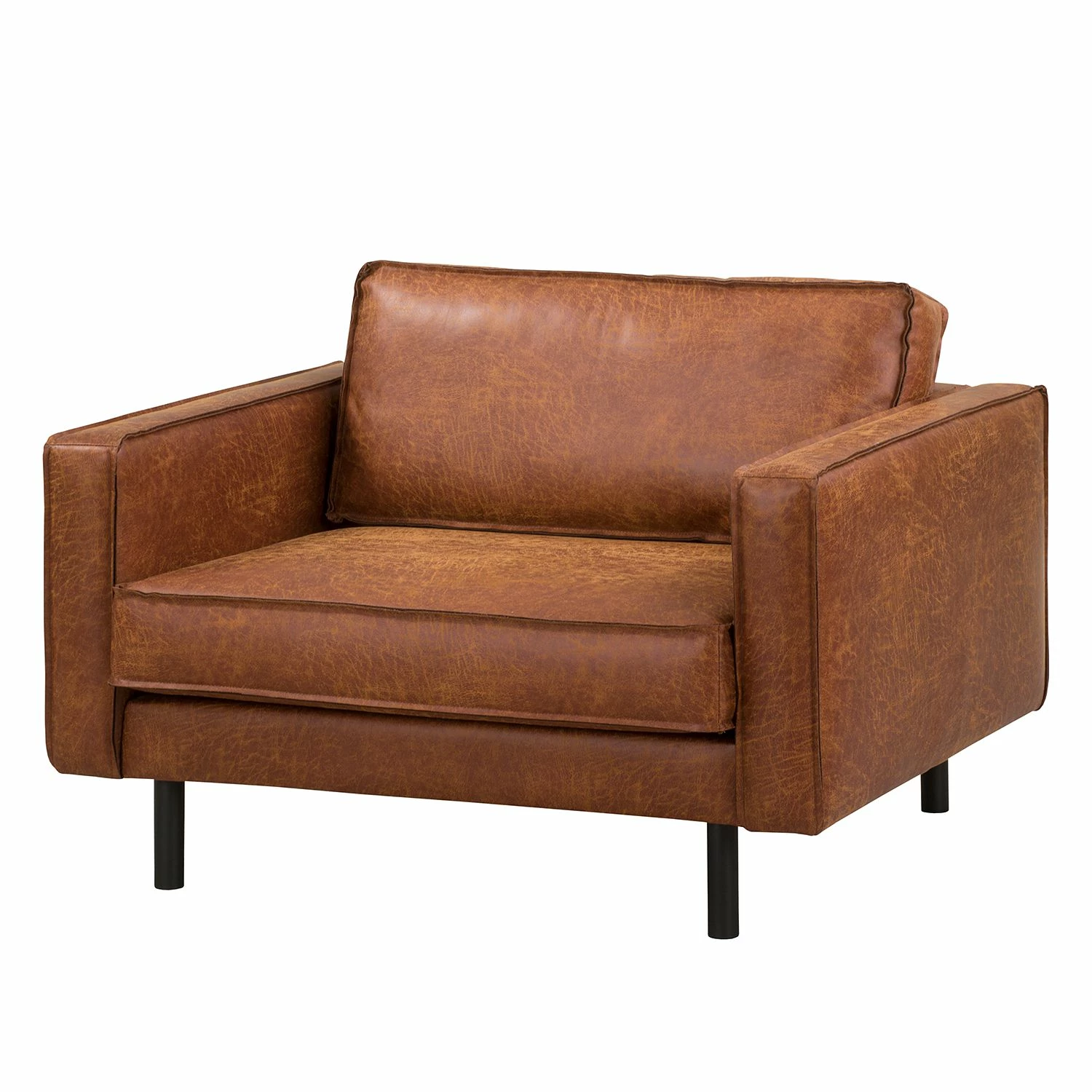 Ars manufacti Grand fauteuil FORT DODGE - Microfibre Yaka: Cognac 3 Ars manufacti Grand fauteuil FORT DODGE - Microfibre Yaka: Cognac