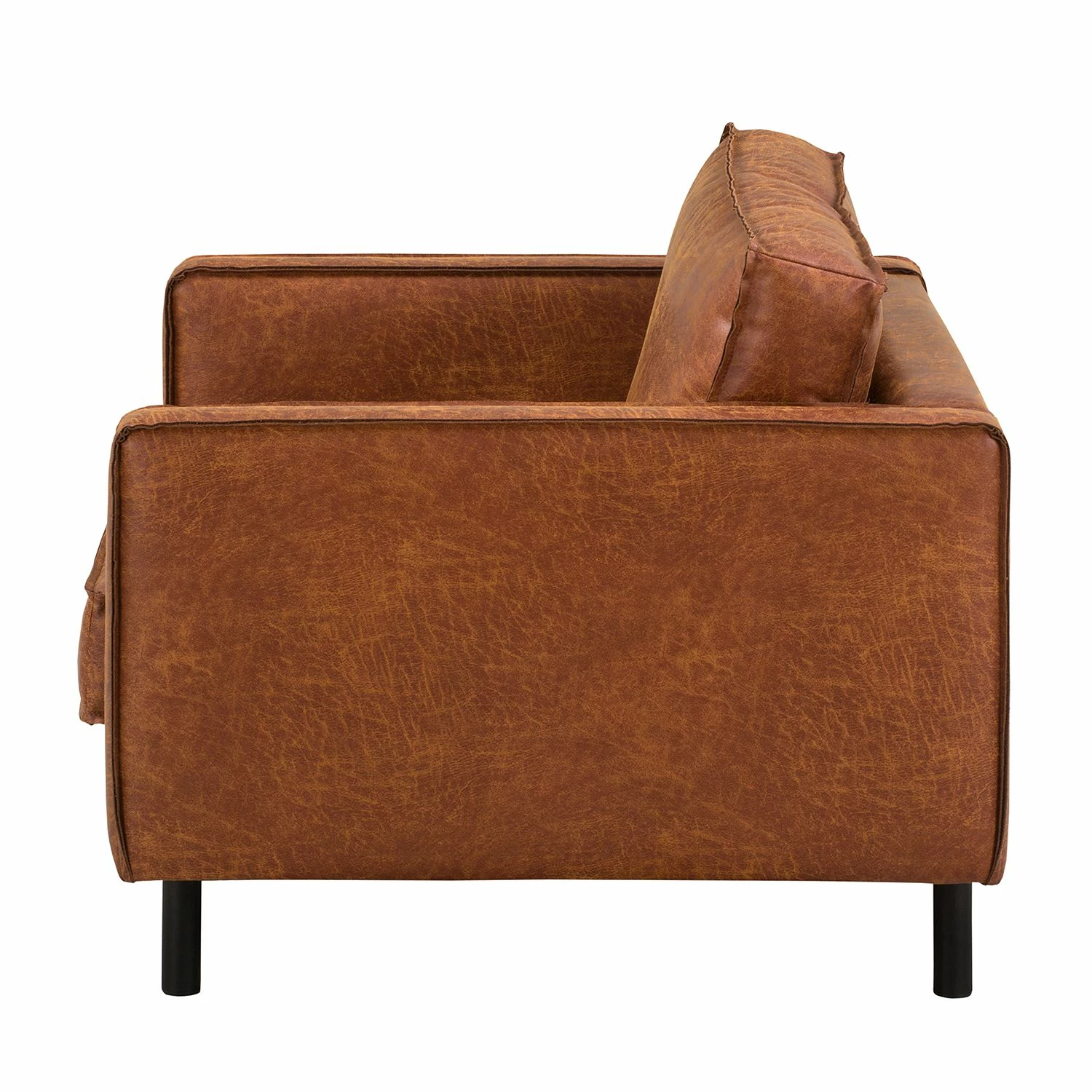Ars manufacti Grand fauteuil FORT DODGE - Microfibre Yaka: Cognac 4 Ars manufacti Grand fauteuil FORT DODGE - Microfibre Yaka: Cognac – Image 2