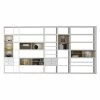Loftscape Etagère XXL Emporior l.A - Blanc / Imitation chêne de Sonoma - Avec éclairage -loftscape Boutique xxl regalwand emporior i a mit beleuchtung weiss eiche sonoma dekor 2221674
