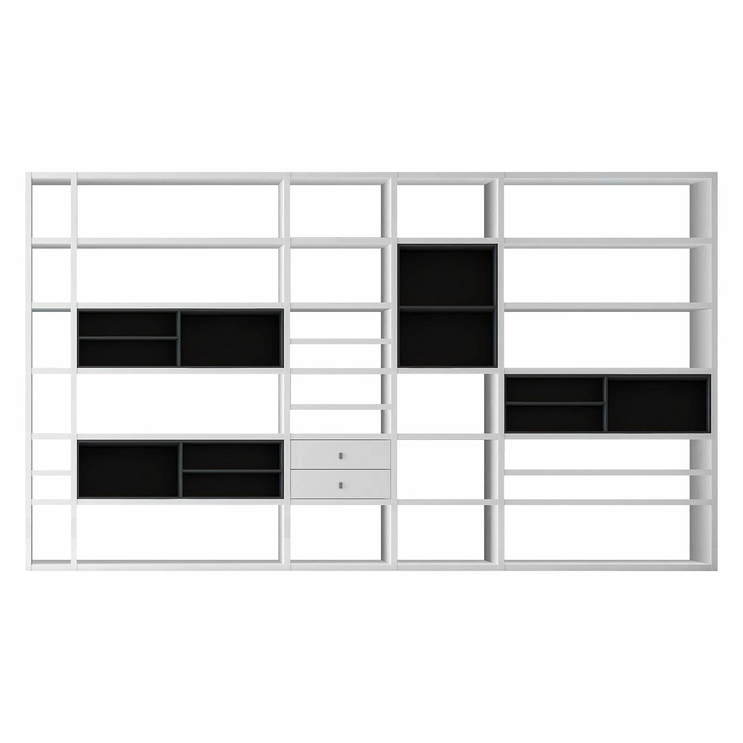 Loftscape Etagère XXL Emporior II - Blanc / Noir - Sans éclairage 3 Loftscape Etagère XXL Emporior II - Blanc / Noir - Sans éclairage